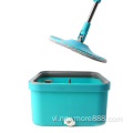 Squal Spin Mop Buck Set với máy vắt (2 lần nạp)